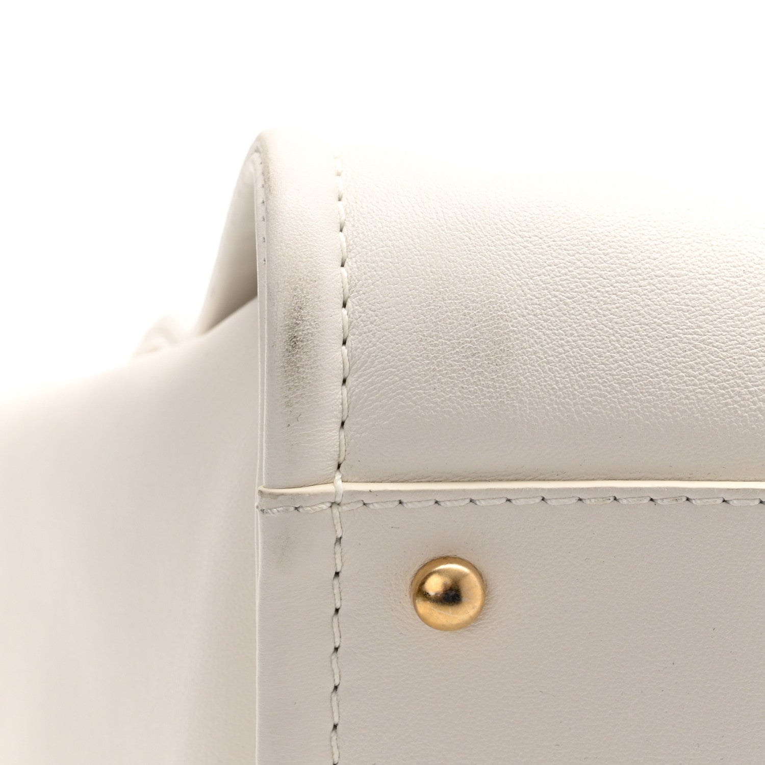 Chanel Calfskin Medium Deauville Tote White Multicolor 12 of 14