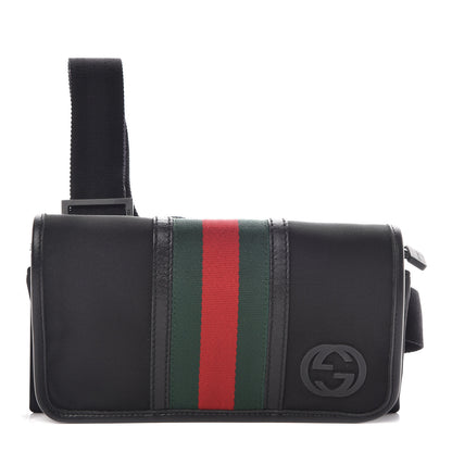 Gucci Nylon Web Belt Bag Black 1 of 10