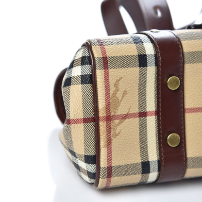 Burberry Haymarket Check Buckle Satchel 8 of 11