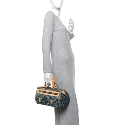 Louis Vuitton Monogram Denim Neo Speedy Blue 2 of 19