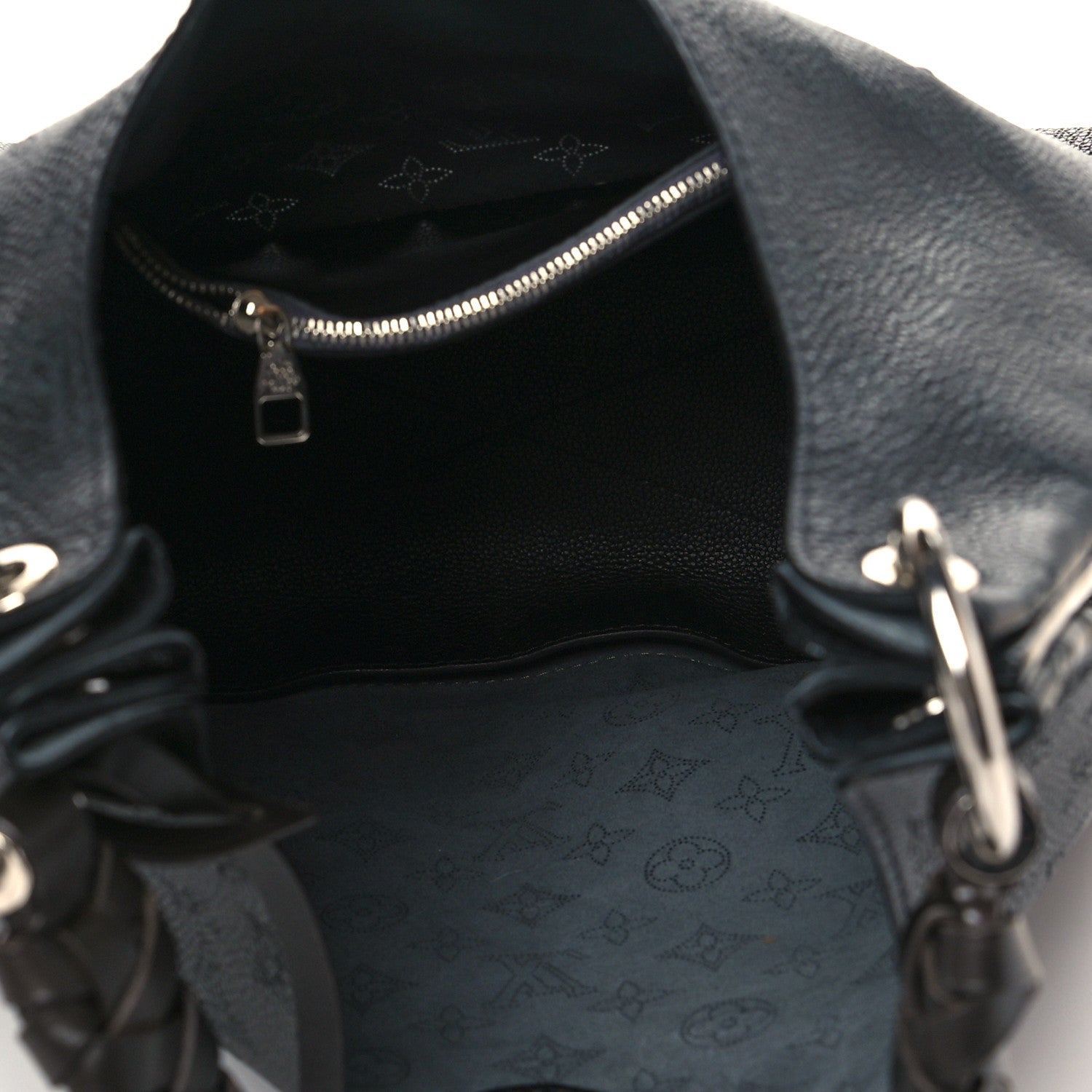 Louis Vuitton Mahina Carmel Hobo Black 5 of 9