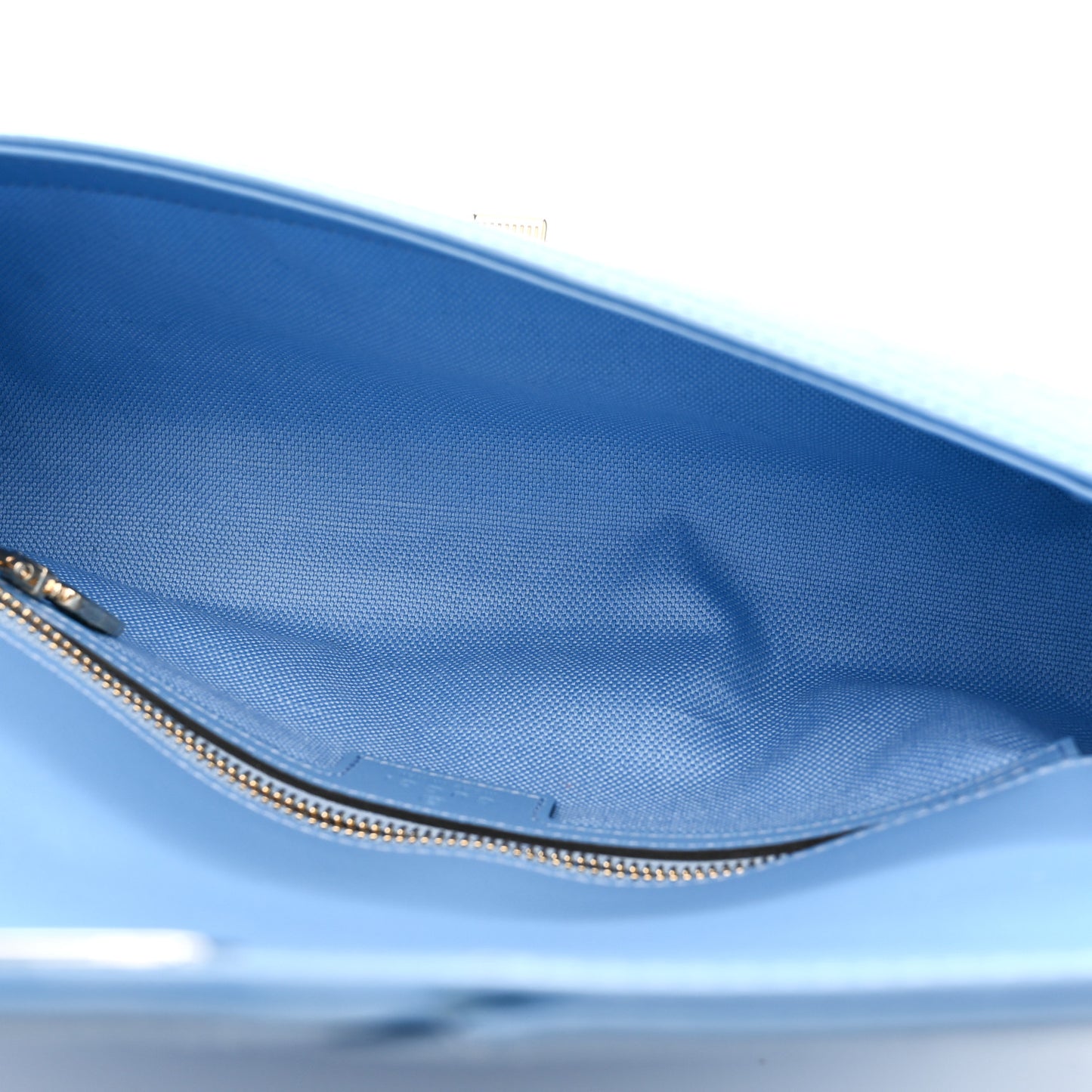 GG Monogram Textured Dollar Calfskin Small Luce Shoulder Bag Blue