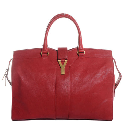 Saint Laurent Sheepskin Large Cabas ChYc Red 1 of 8