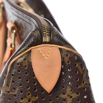 Louis Vuitton Monogram Perforated Speedy 30 Orange 7 of 27