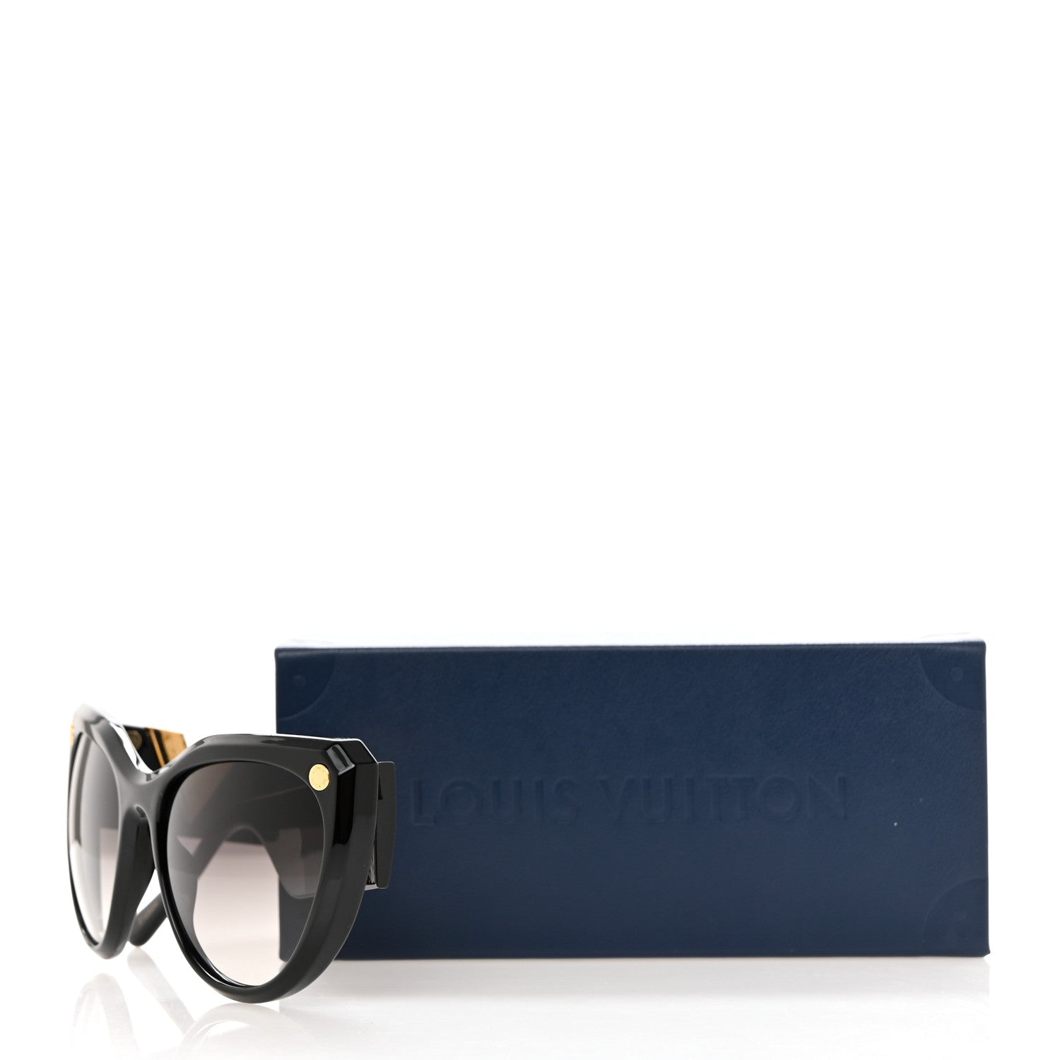 【美品】LOUIS VUITTON My Fair Lady サングラス　Lv Louis Vuitton My Fair Lady Sunglasses Plastic Brown Plastic