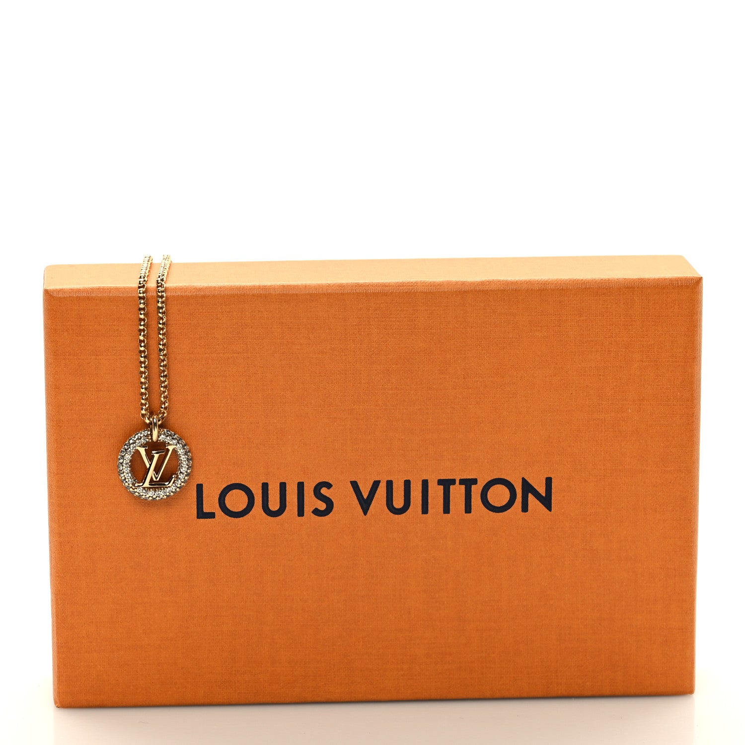 Louis Vuitton Metal Crystal Louise By Night Necklace 5 of 5