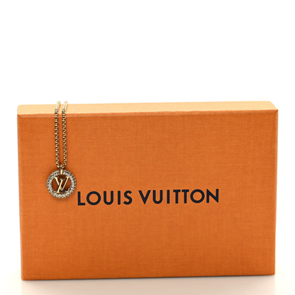 Louis Vuitton Metal Crystal Louise By Night Necklace 5 of 5