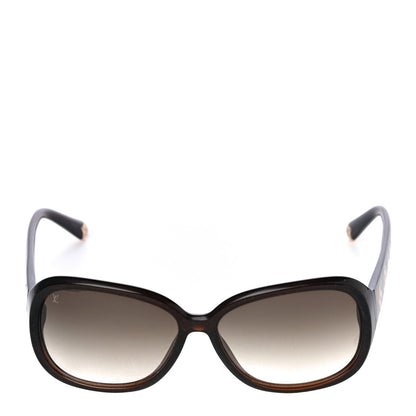 Louis Vuitton Acetate Obsession GM Sunglasses Z0459W Brown Glitter 4 of 8