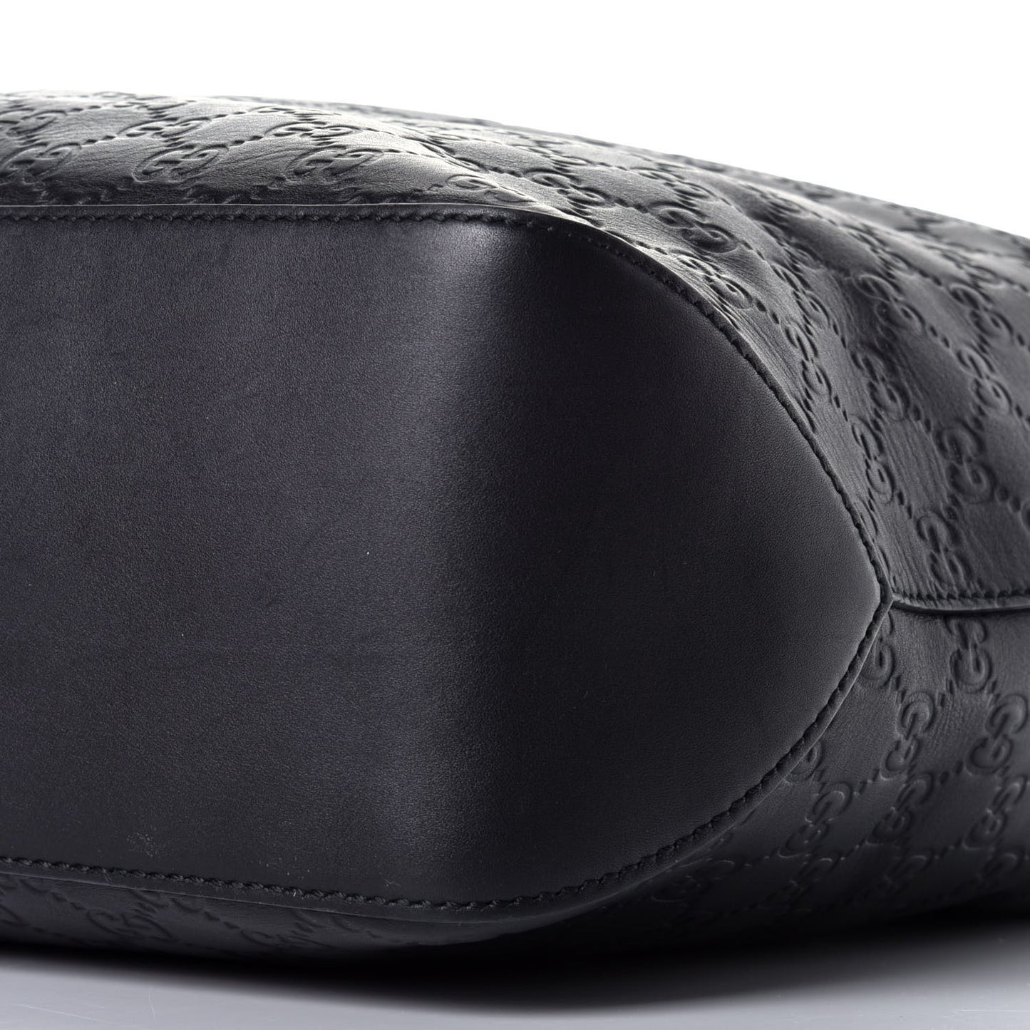Guccissima Signature Large Linea A Hobo Black
