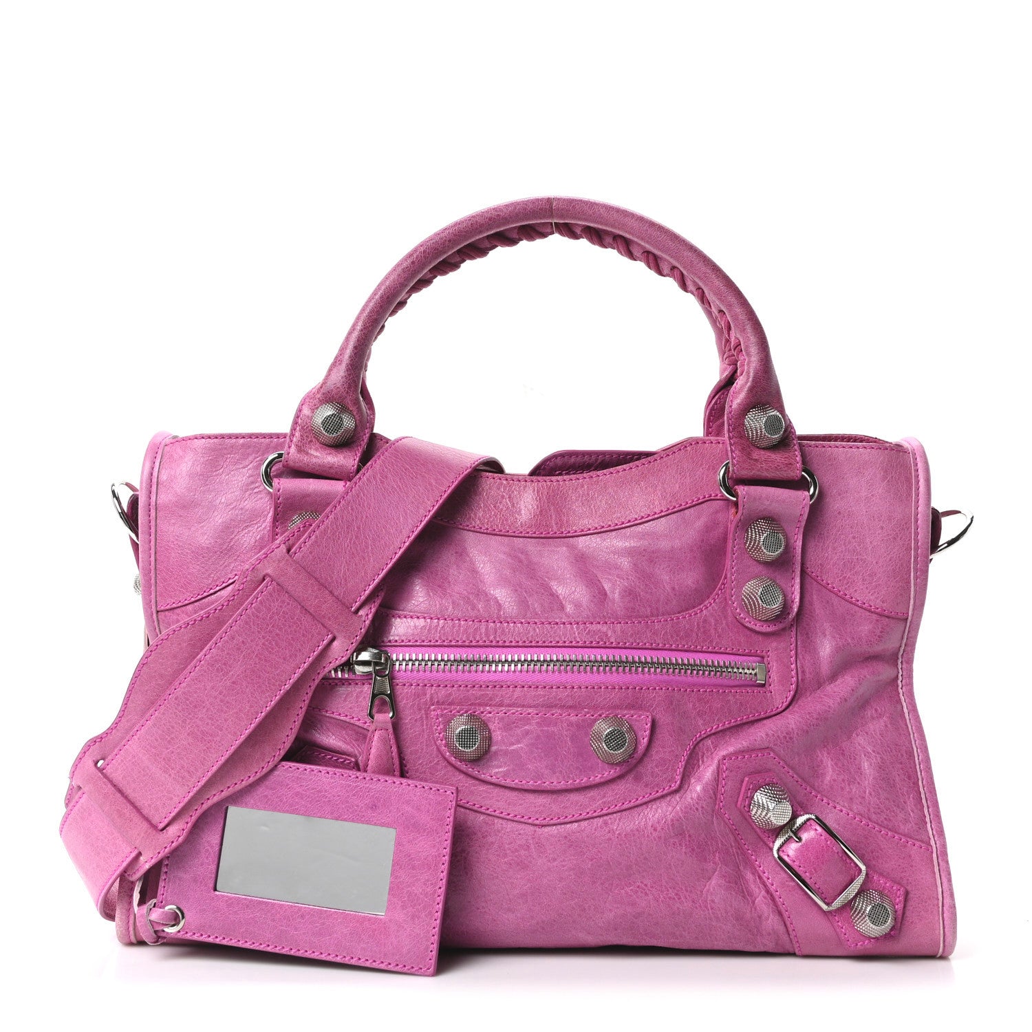 Balenciaga Agneau Giant 21 Silver Hardware City Bubblegum 3 of 11