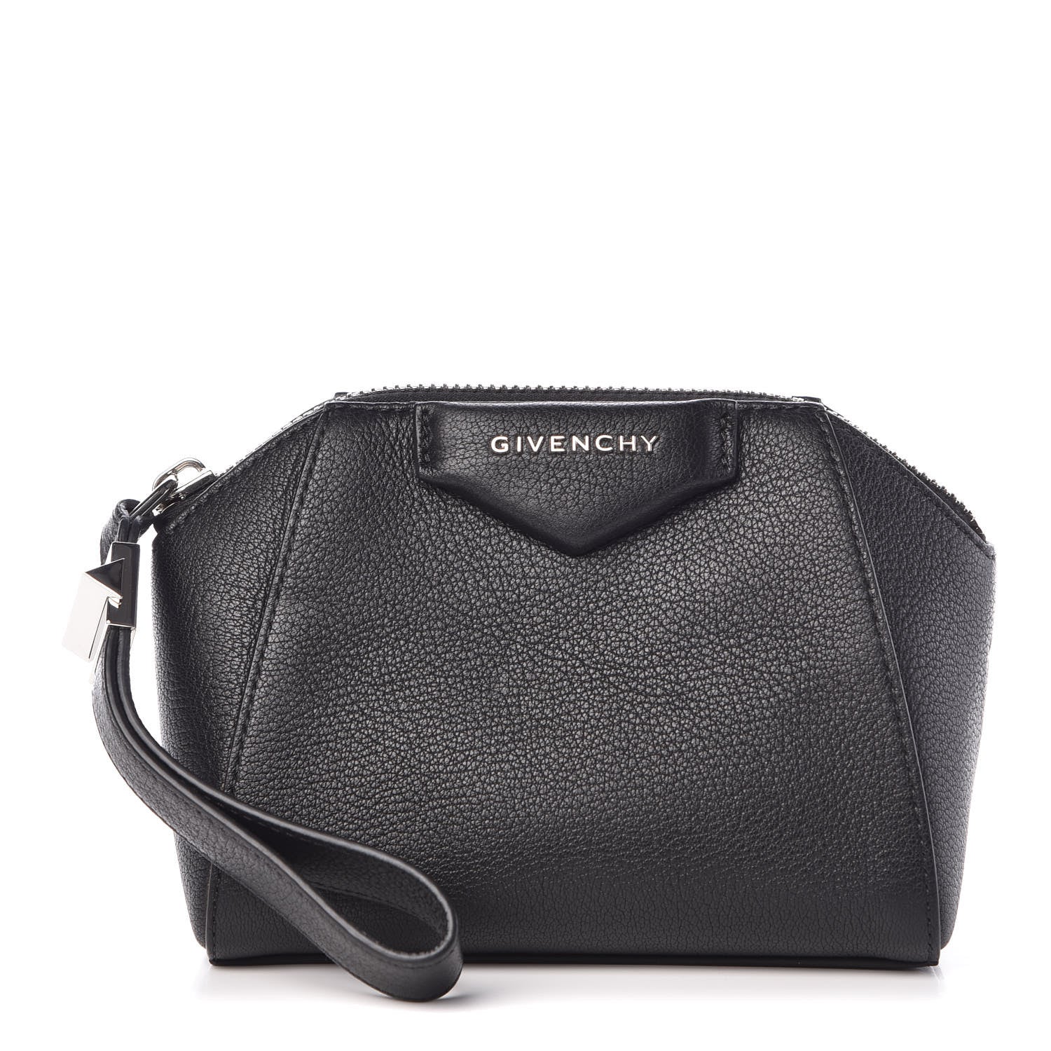 Givenchy Sugar Goatskin Small Antigona Beauty Wristlet Black 1 of 10