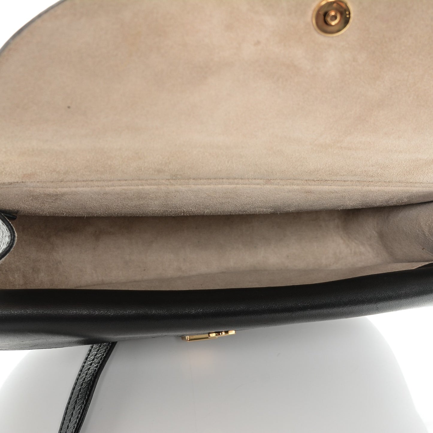 Calfskin Mini Georgia Crossbody Bag Black