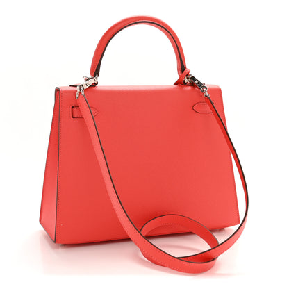 Hermes Epsom Kelly Sellier 25 Rose Jaipur 3 of 14