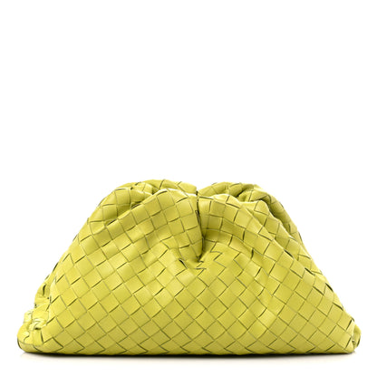 Bottega Veneta Nappa Maxi Intrecciato The Pouch Oversized Clutch Kiwi 1 of 10