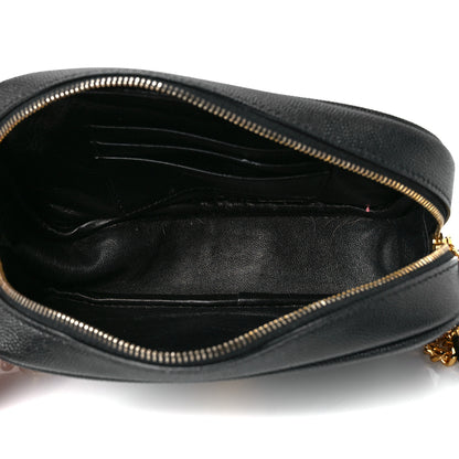 Saint Laurent Grain De Poudre Matelasse Monogram Mini Lou Camera Bag Black 5 of 11