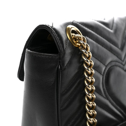Gucci Calfskin Matelasse Mini GG Marmont Shoulder Bag Black 15 of 15