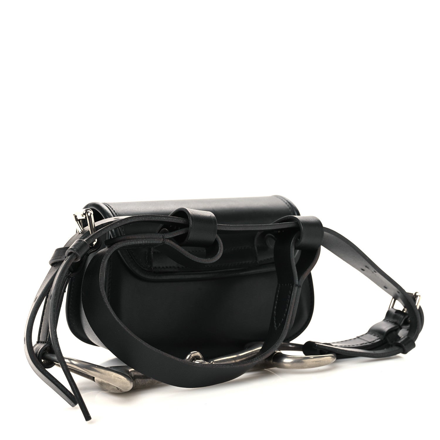 Gucci Calfskin Bamboo Mini 1947 Belt Bag 70 28 Black 2 of 10