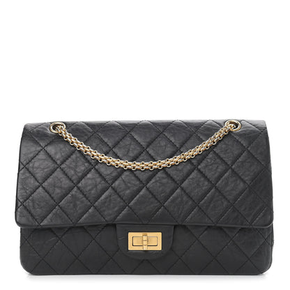 Chanel Aged Calfskin Quilted 2.55 Reissue 227 Flap Black 1 of 12