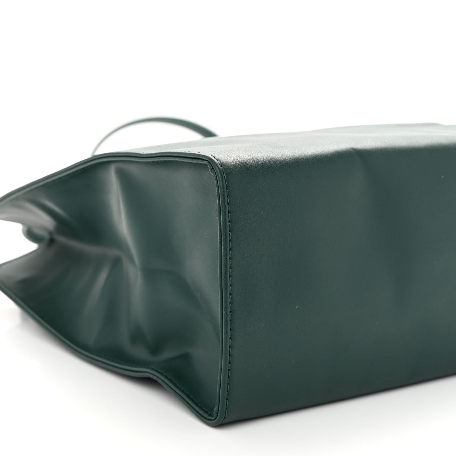 Telfar Vegan Leather Medium Shopping Bag Dark Olive 5 of 10