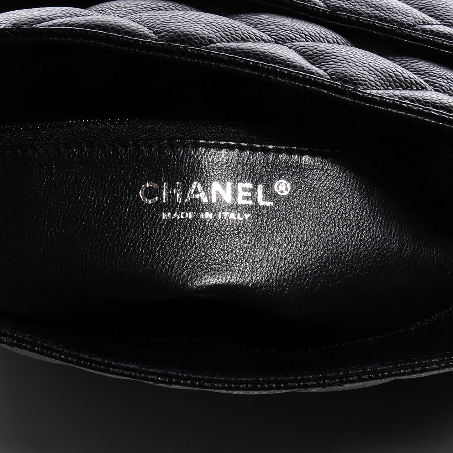 Caviar Medallion Tote Black