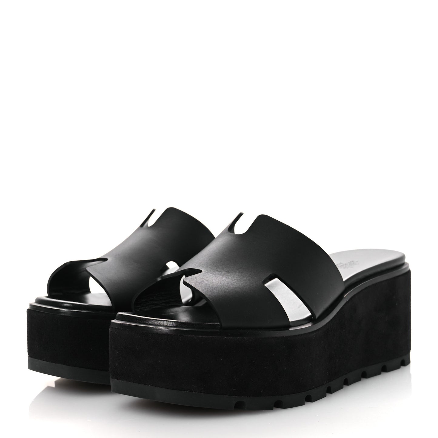 Calfskin Suede Goatskin Eze 30 Sandals 39 Black