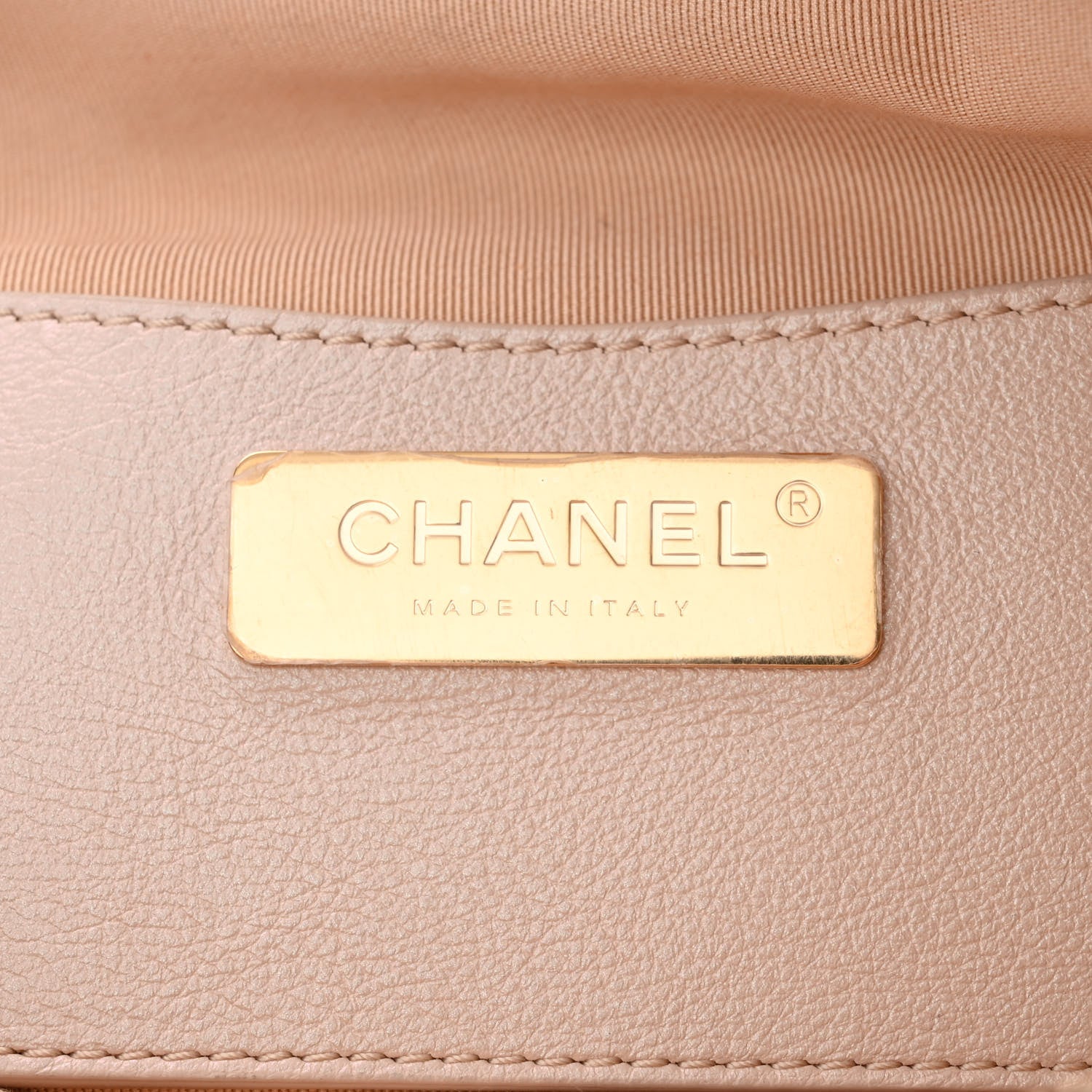 Chanel Iridescent Calfskin Quilted All About Waist Belt Bag Beige 6 of 11