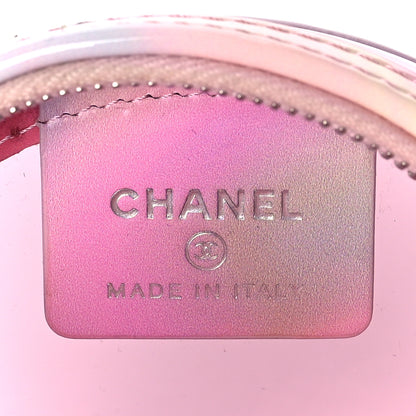 Chanel PVC Lambskin Filigree Round Clutch With Chain Pink 6 of 8