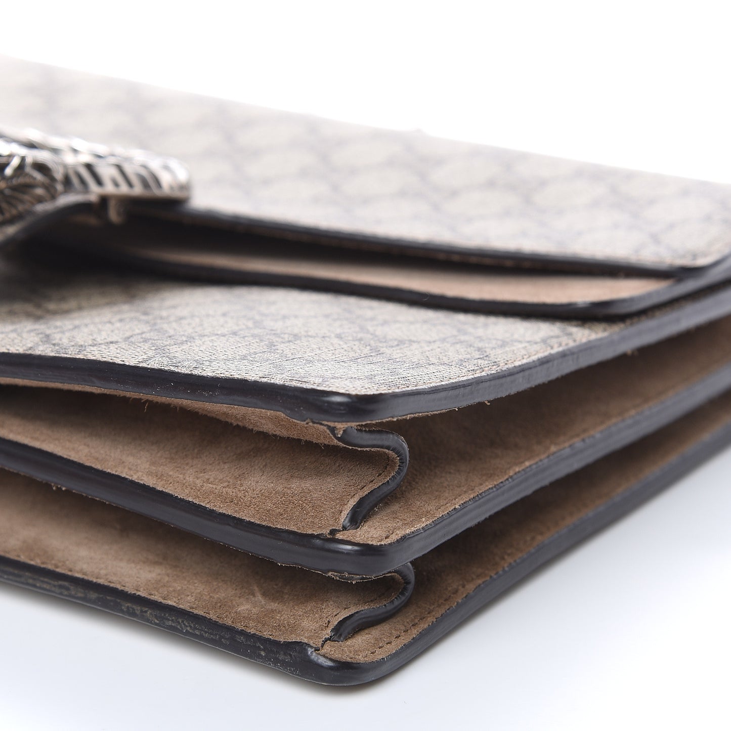 GG Supreme Monogram Medium Dionysus Shoulder Bag Taupe