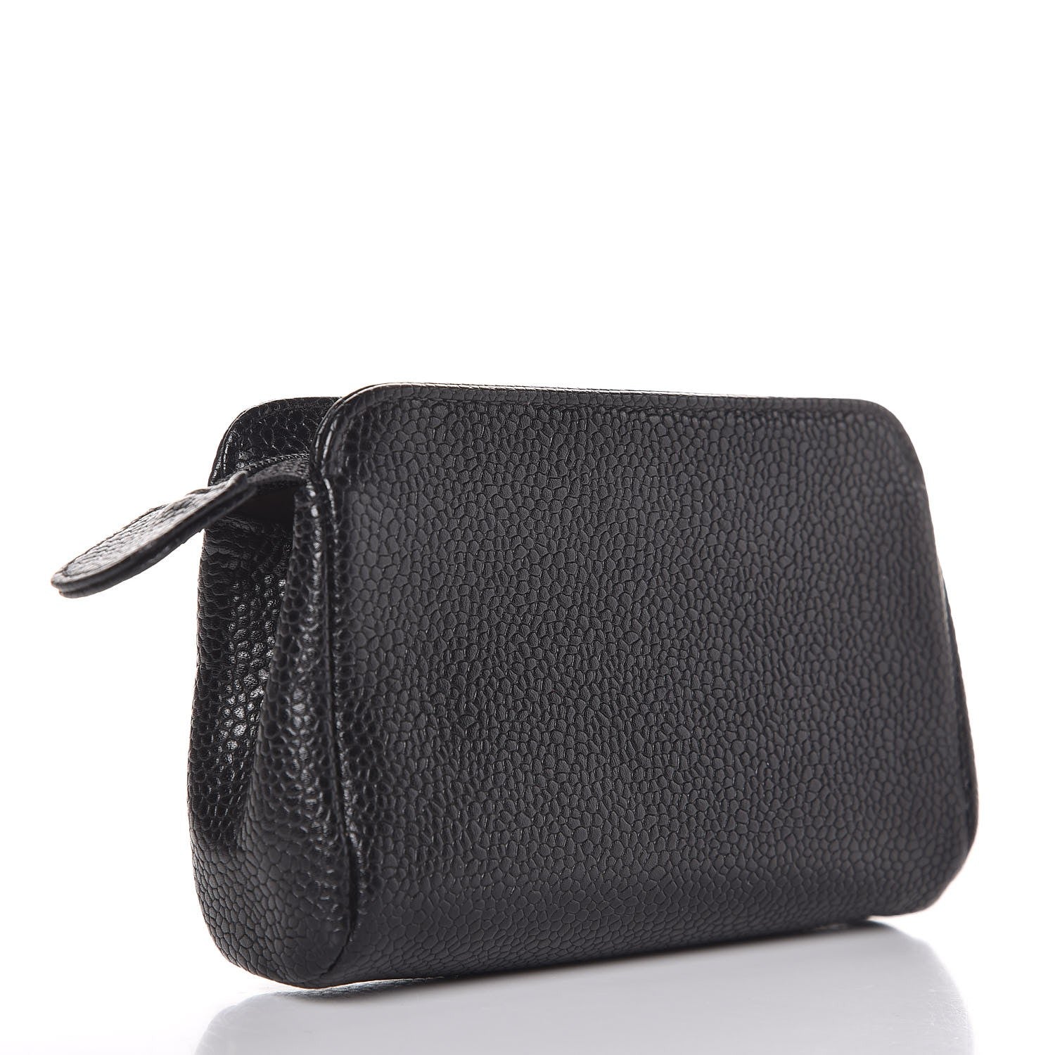 Chanel Caviar Timeless CC Cosmetic Pouch Black 3 of 9
