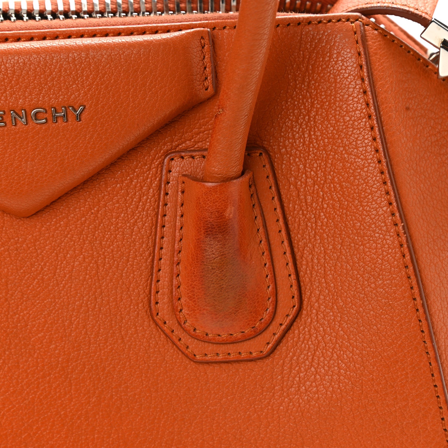 Givenchy Sugar Goatskin Small Antigona Rust 17 of 17