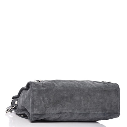 Balenciaga Baby Daim Suede Marble Hardware City Grey 5 of 10