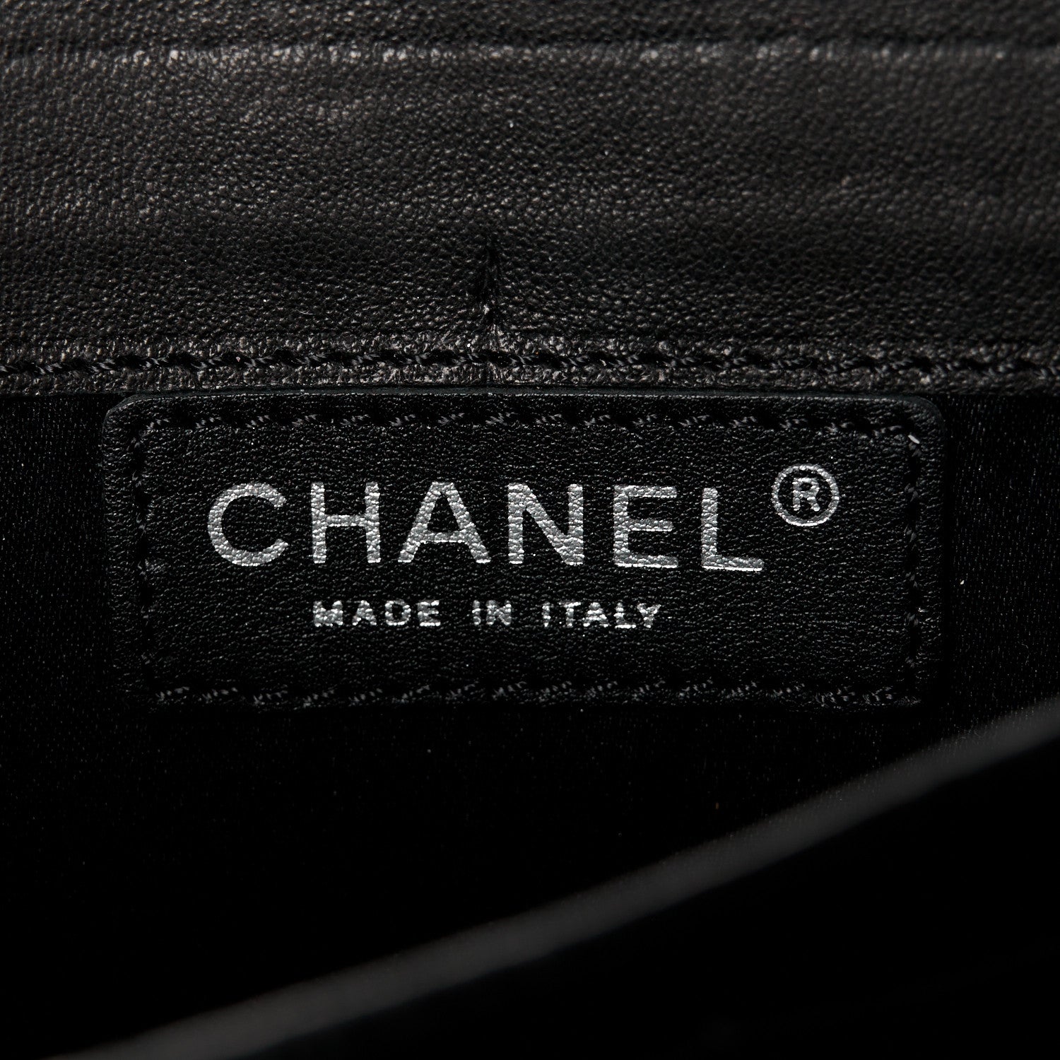 Chanel Patent Calfskin Quilted Flap Clutch With Chain Black 7 of 12