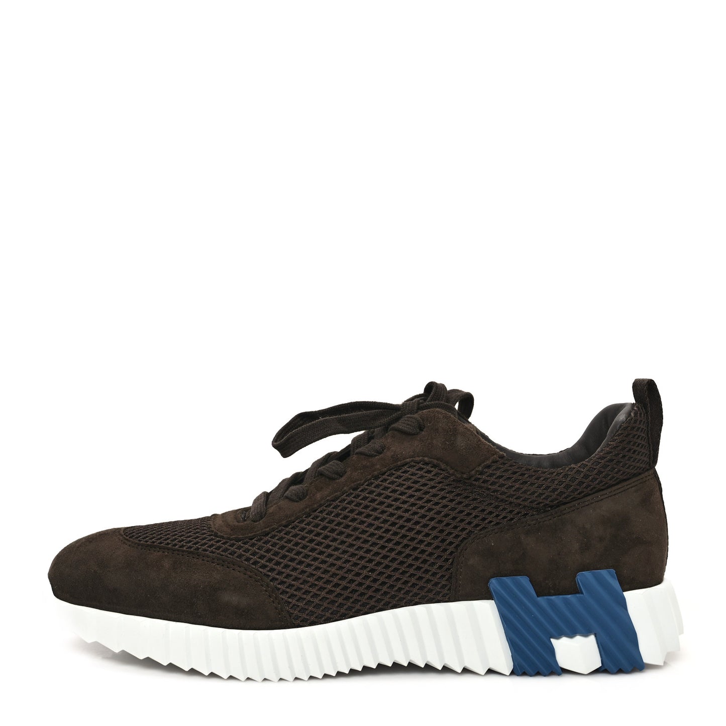 Graphic Mesh Suede Goatskin Mens Bouncing Sneakers 42 Ecorce