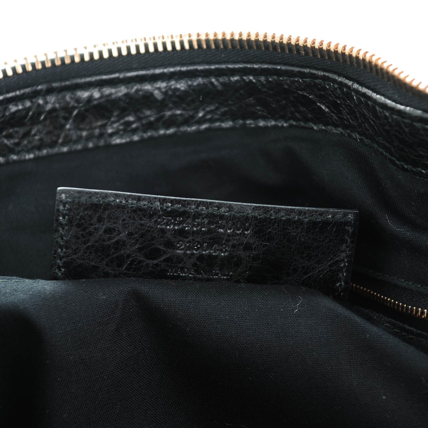Agneau Giant 12 Rose Gold Hardware Work Black