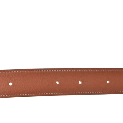 Hermes Swift Epsom 32mm Belt Strap 95 Mangue Gold 8 of 9
