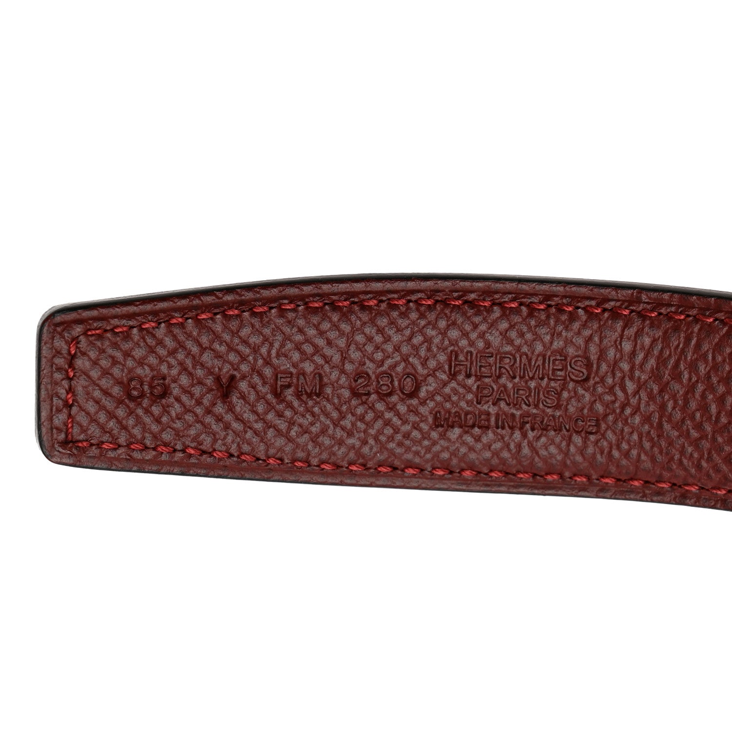 Hermes Epsom Swift Lizard 24mm Mini Constance H Belt 85 34 Orange Poppy Rose Mexico Rouge H 4 of 9