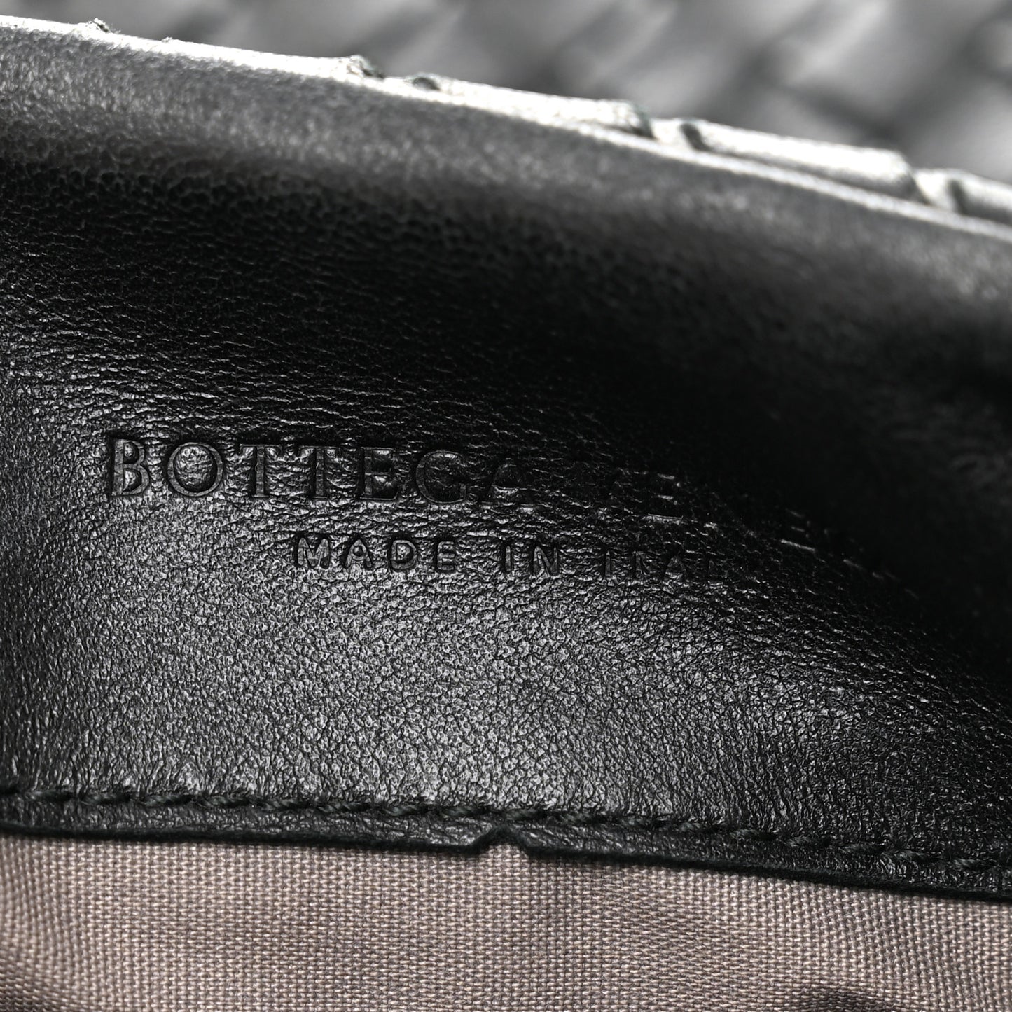Nappa Intrecciato Flap Shoulder Bag Black