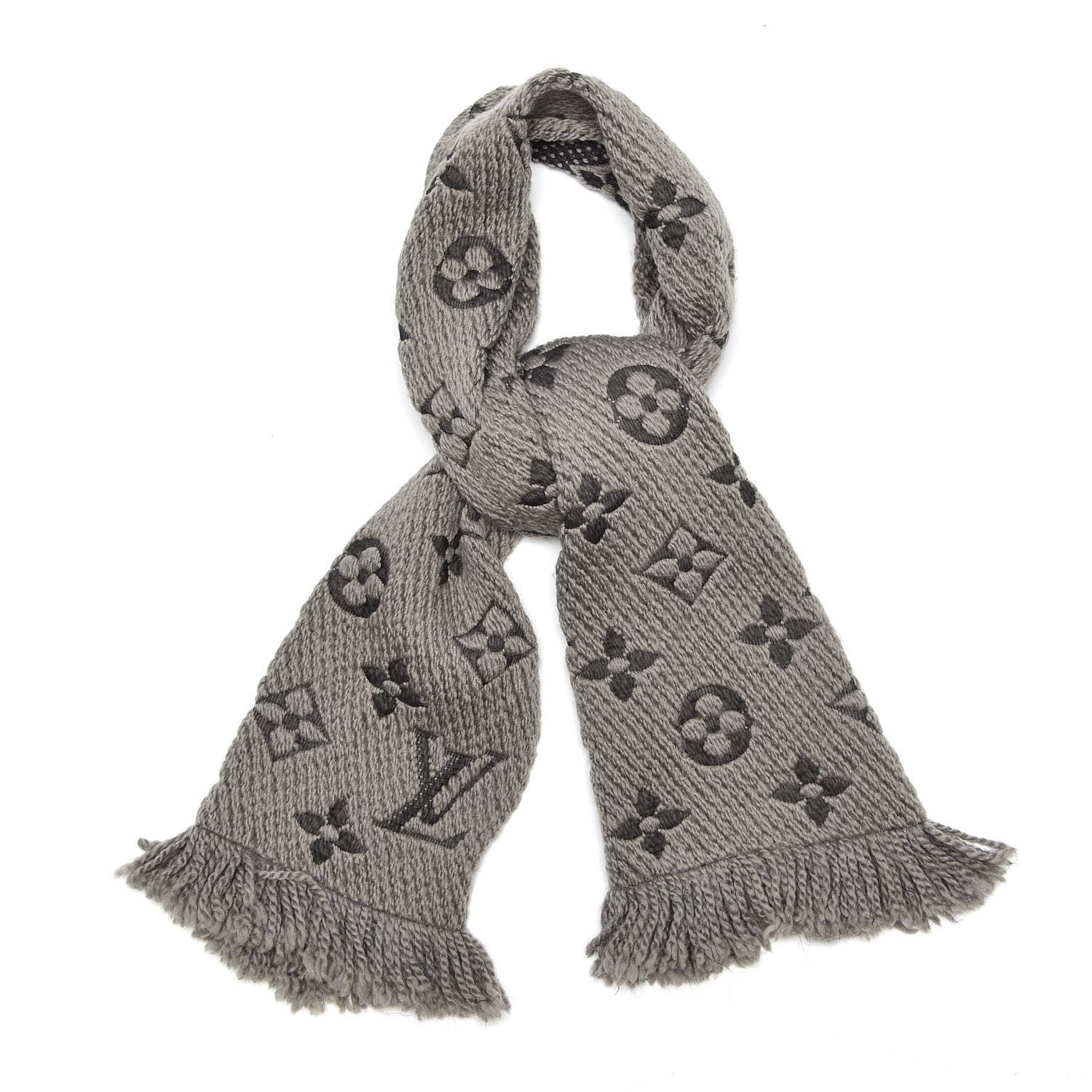 Louis Vuitton Wool Silk Logomania Scarf Verone 1 of 4
