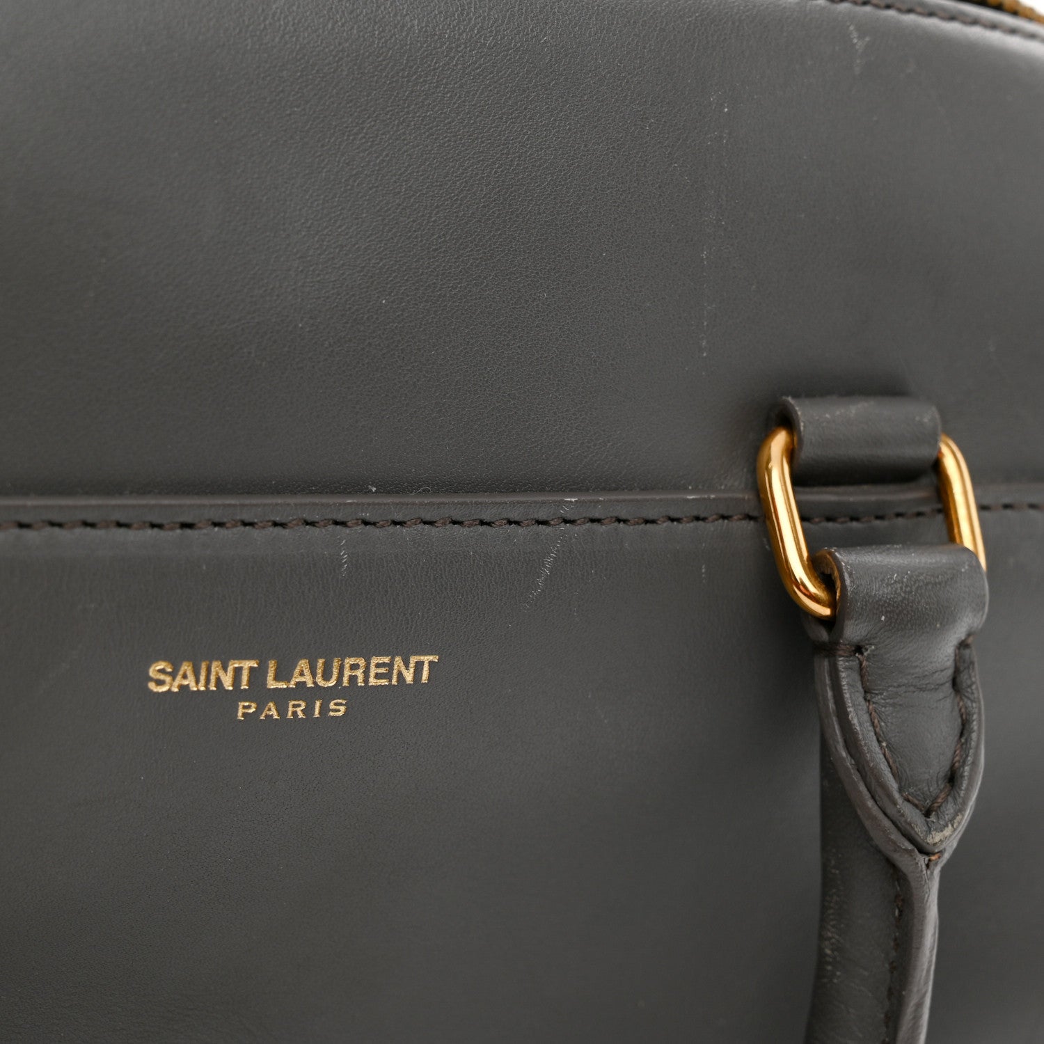 Saint Laurent Calfskin Classic Baby Duffle Earth 11 of 16