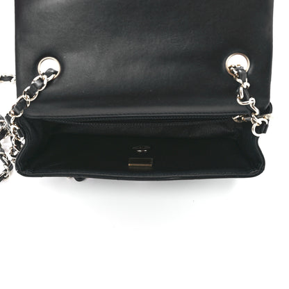 Chanel Lambskin Quilted Mini Rectangular Flap Black 5 of 13