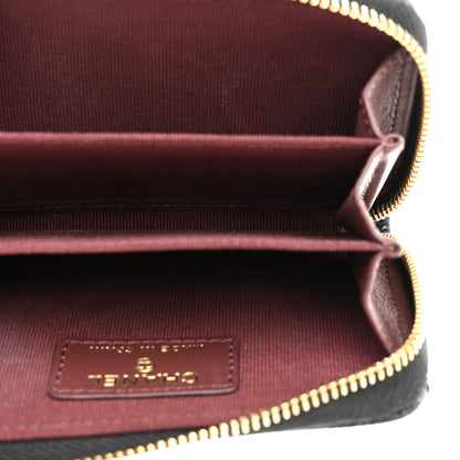 Chanel Caviar Quilted Zip Coin Purse Black 5 of 8