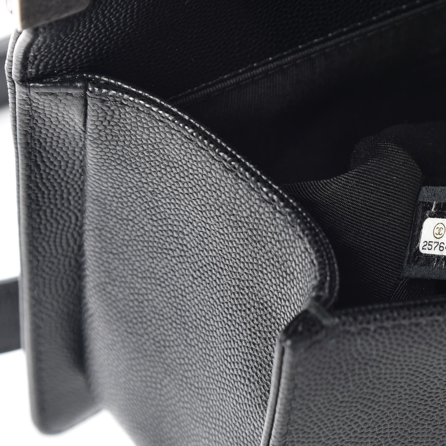 Chanel Caviar Quilted Medium Boy Flap Black 7 of 10