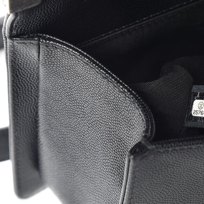 Chanel Caviar Quilted Medium Boy Flap Black 7 of 10