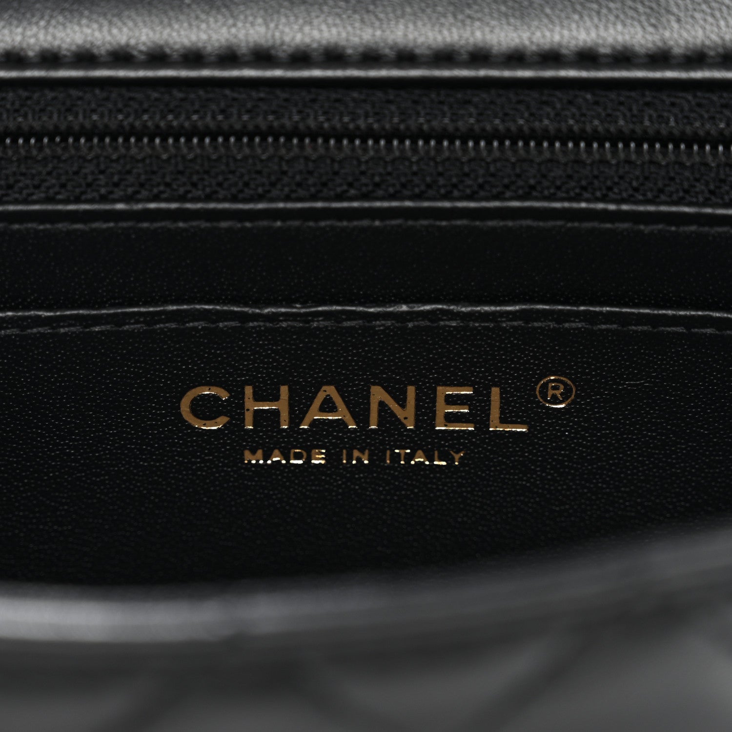 Chanel Lambskin Quilted Mini Rectangular Flap Black 16 of 28