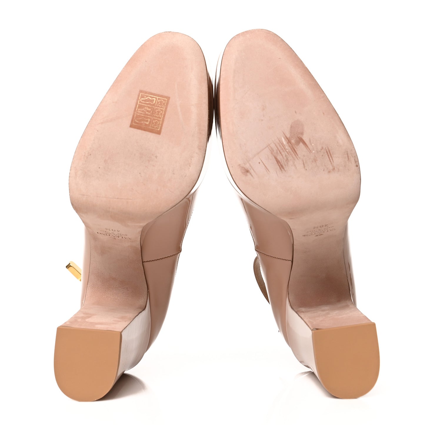 Patent Tan-Go 50/120mm Platform Pumps 40.5 Rose Cannelle