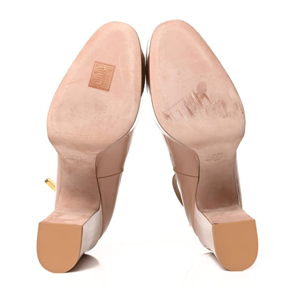 Valentino Garavani Patent Tan-Go 50/120mm Platform Pumps 40.5 Rose Cannelle 5 of 9