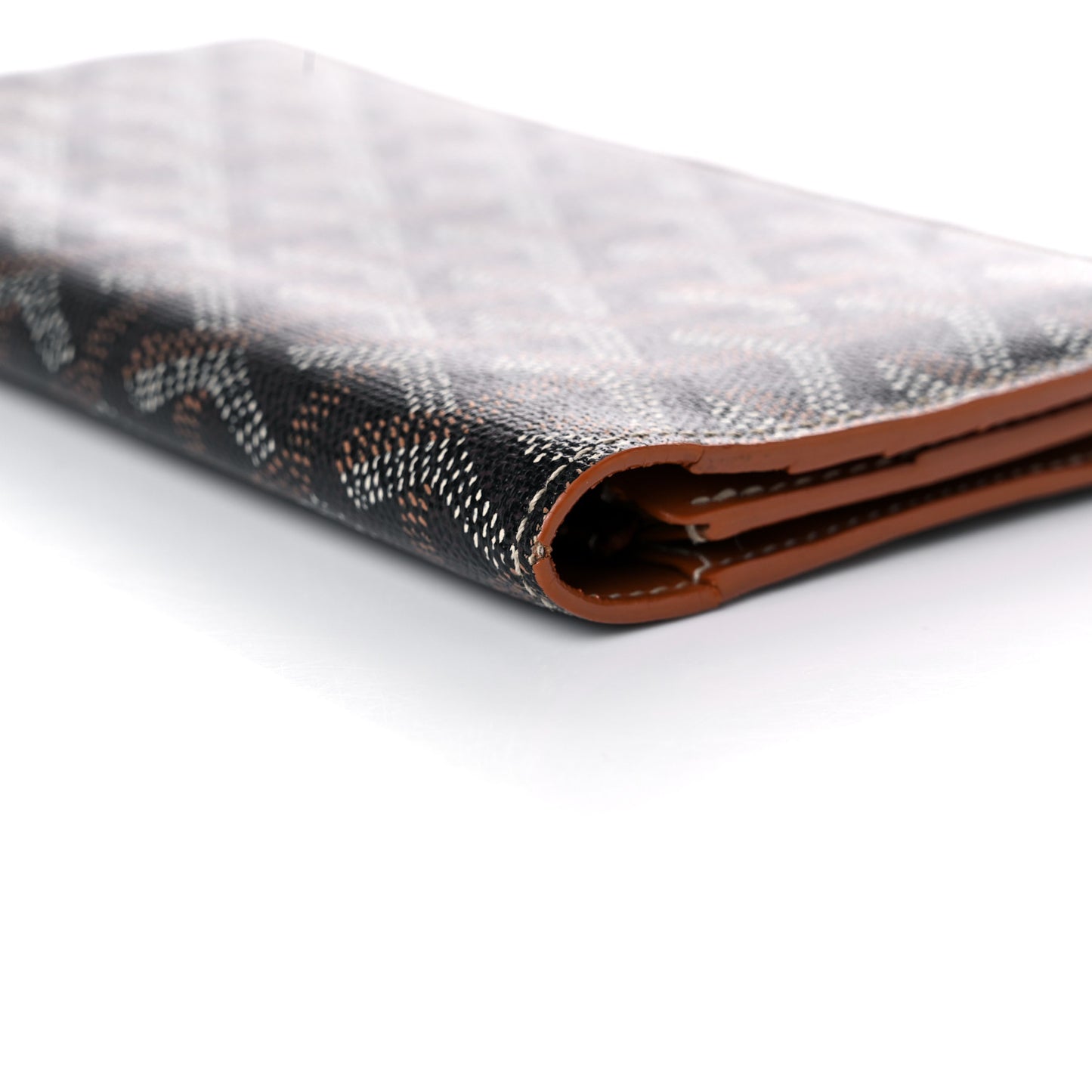 Goyardine Richelieu Wallet Black Gold
