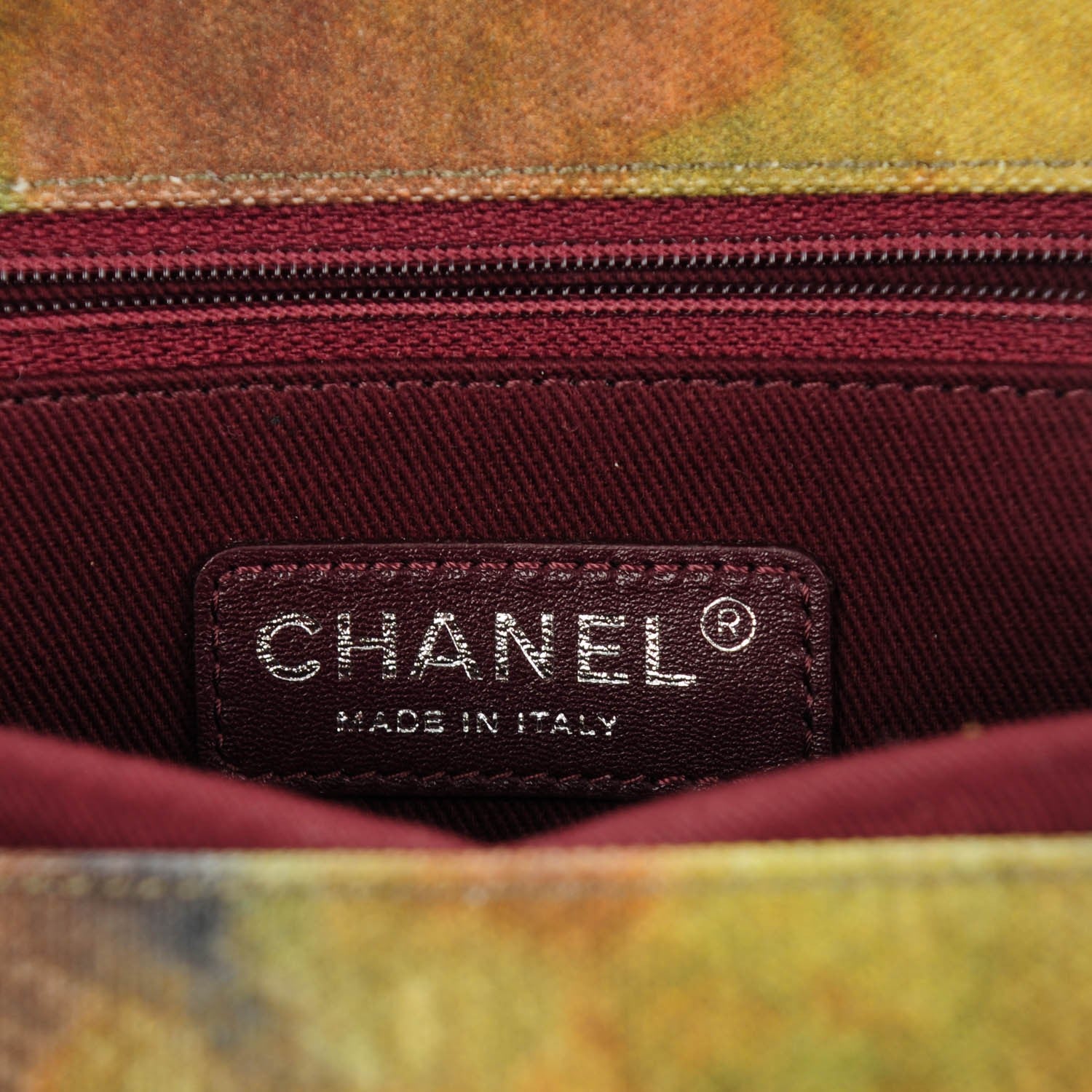 Chanel Washed Toile Large Graffiti On The Pavements Messenger Khaki Multicolor 6 of 7