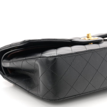 Chanel Lambskin Quilted Medium Double Flap Black 9 of 11