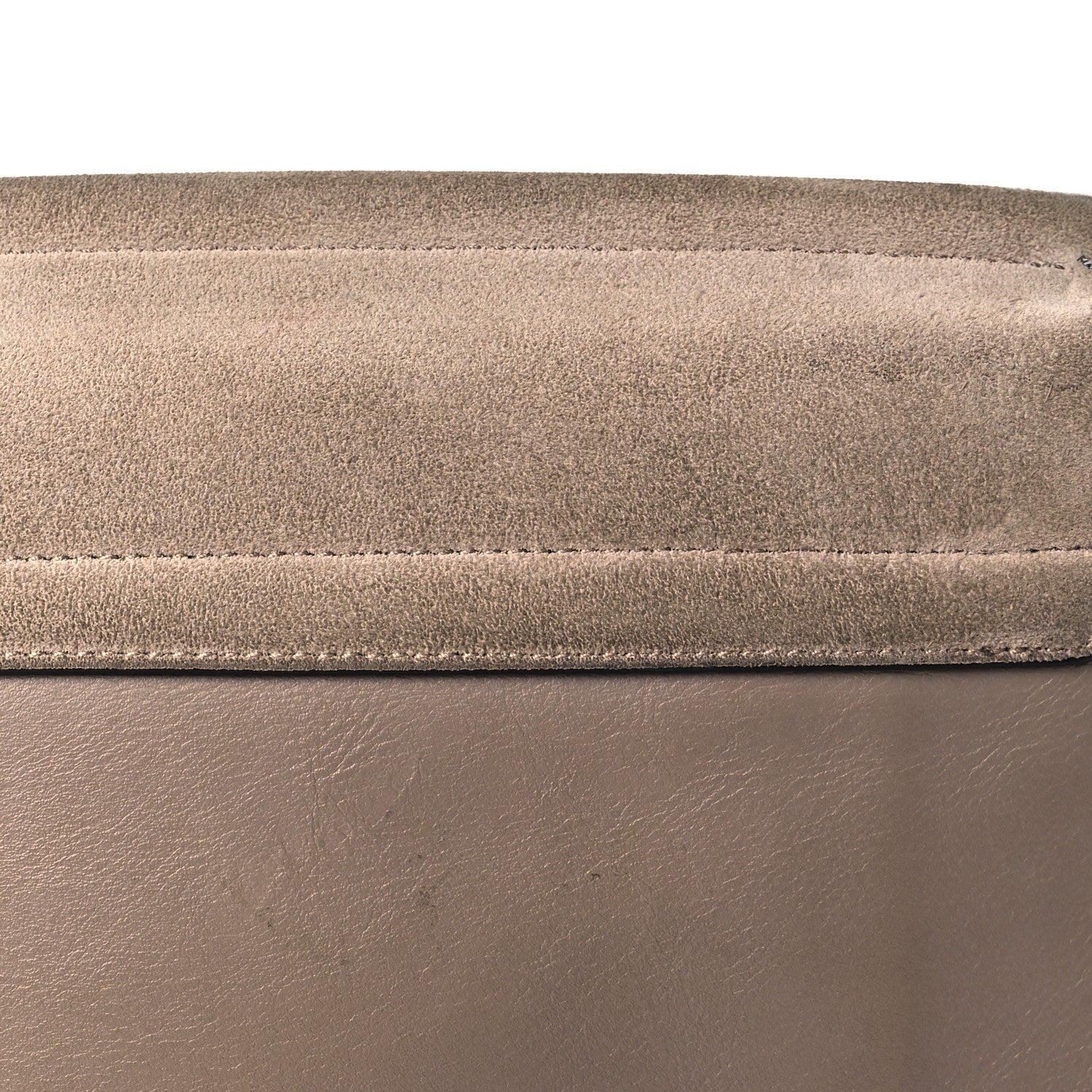 Chloe Calfskin Suede Medium Faye Shoulder Bag Motty Grey 13 of 14